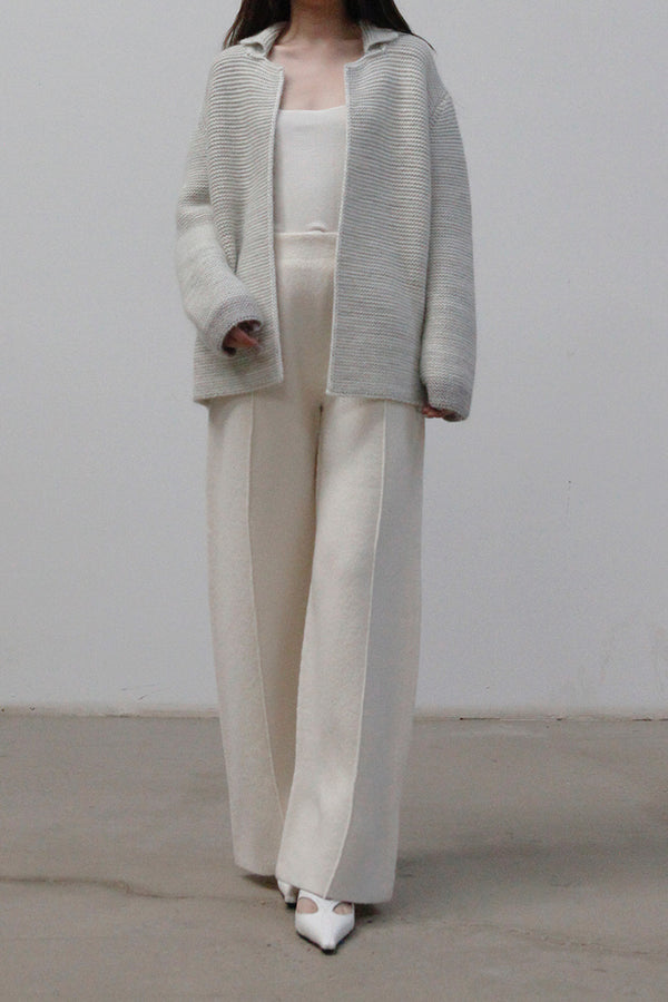 SWAYING/KNIT seamless wool trousers 212XZ19SW